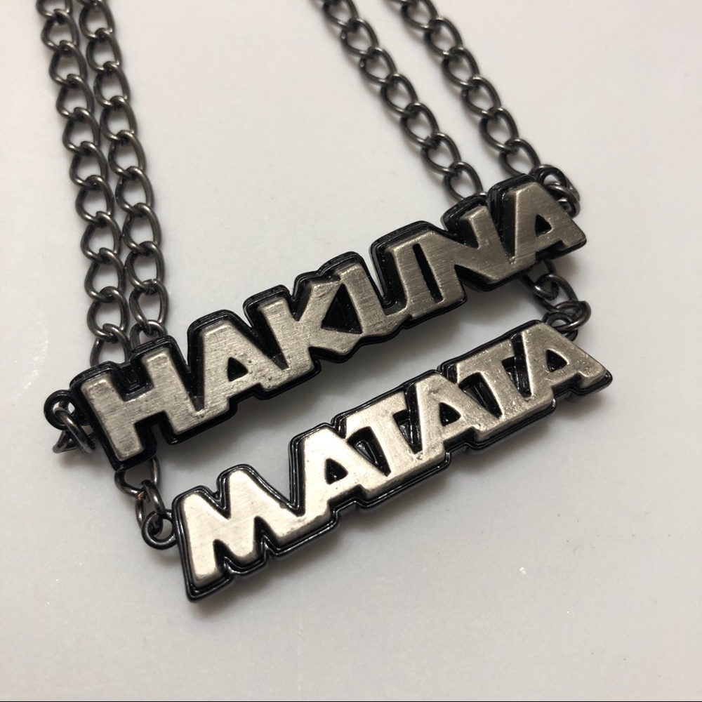 "3 FOR $20" Hakuna Matata Necklace Set!